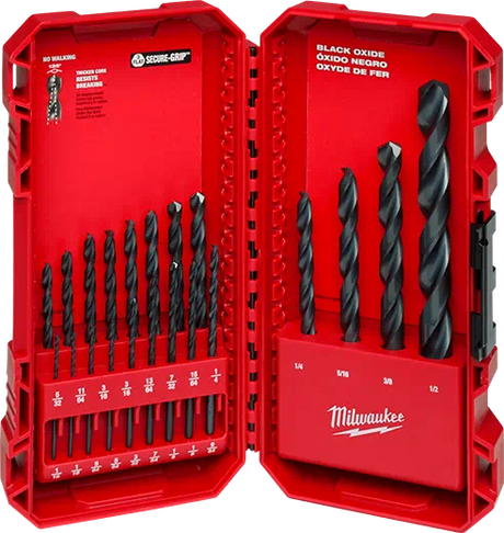 Milwaukee Thunderbolt Black Oxide Drill Bit Set - 21pc Black oxide