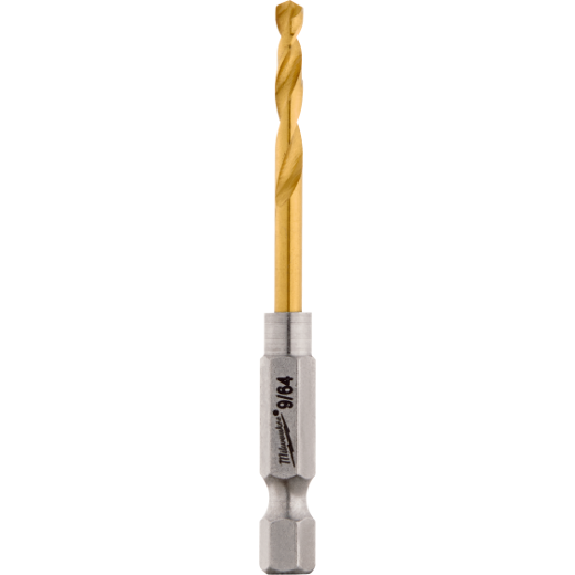 Milwaukee 9/64 In. Shockwave Red Helix Titanium Drill Bit