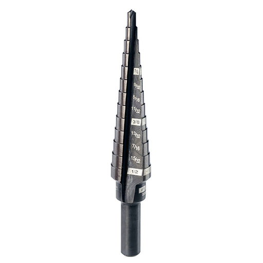 Milwaukee #1 Step Drill Bit, 1/8 In. - 1/2 In. By 1/32 In.