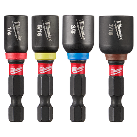 Milwaukee Shockwave Impact Duty 1-7/8 In. Magnetic Nut Driver Set 4pc