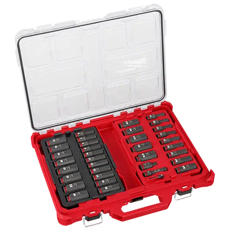 Milwaukee Shockwave Impact Duty Socket 3/8 In. Dr 36pc Packout Set