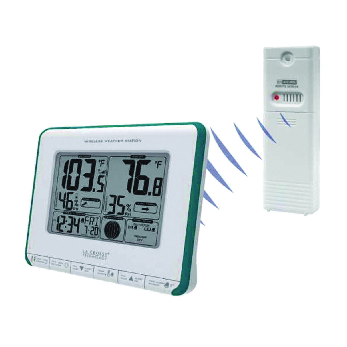 La Crosse Weather Station Blue trim