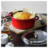 Staub 4 Qt Round Glass Lid Cocotte