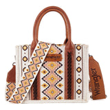 Wrangler Southwestern Print Canvas Tote Bag