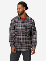 Marmot Mens Stonepeak Lightweight Performance Flannel Long Sleeve Black