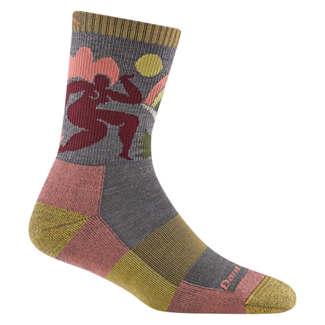 Darn Tough Women's Trailblazer Micro Crew Lightweight Hiking Sock - Taupe Taupe