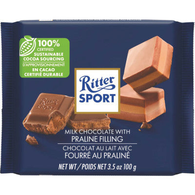 Ritter Nougat Praline Milk Chocolate Bar