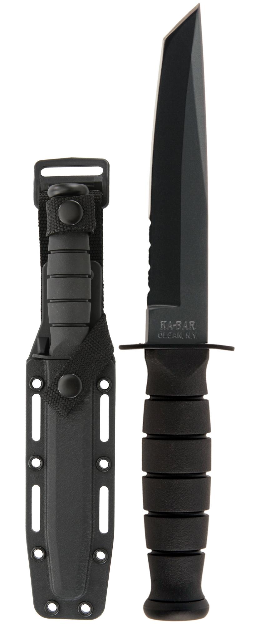 KA-BAR Short Tanto Serrated Edge Knife