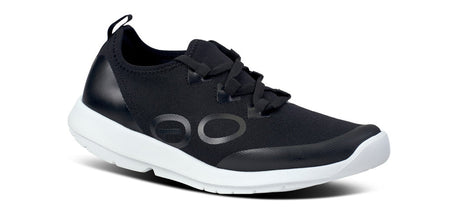 OOfos Women's OOmg Sport LS Low Shoe - White/Black White/Black