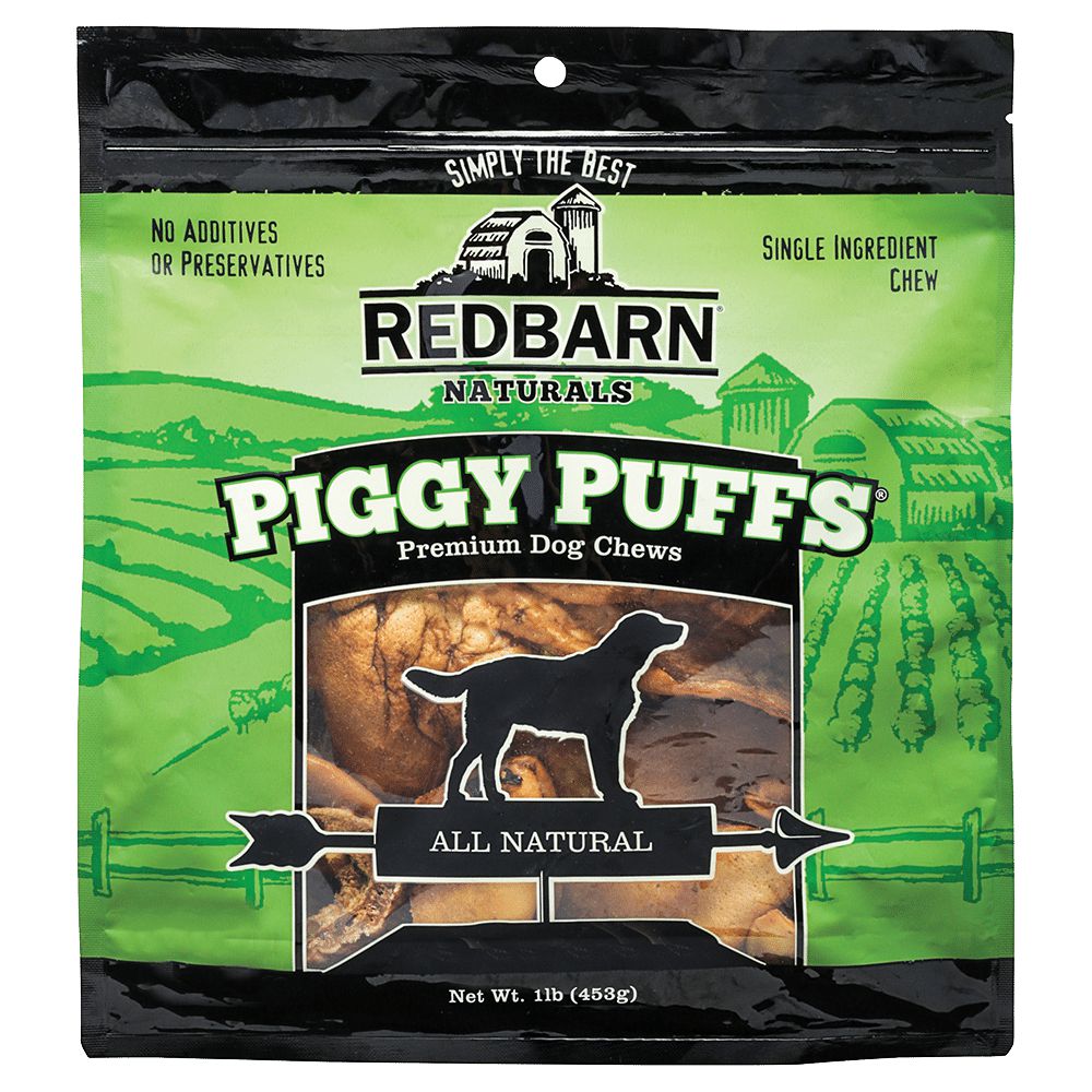 Redbarn Pet Products Piggy Puffs Dog Chews - 1lb