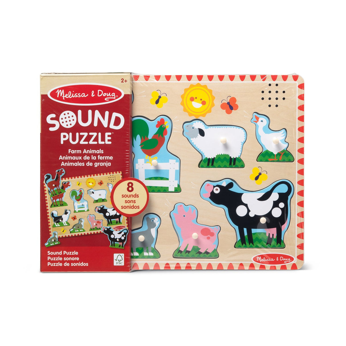 Melissa & Doug Farm Animals Sound Puzzle