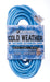 Electryx 12 Gauge Cold Weather Outdoor Extension Cord - Blue 50FT / Blue