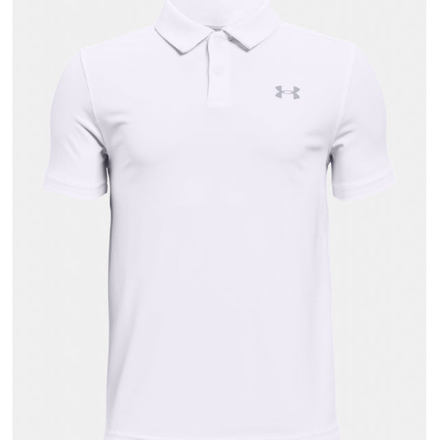 Under Armour Kids Performance Polo White/mod gray