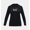 Under Armour Kids Tech Graphic LS Hoodie Black/white