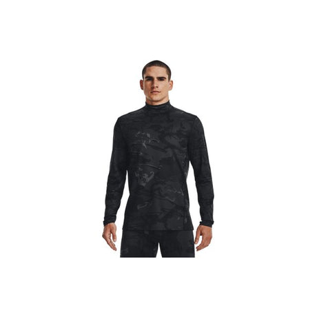 Under Armour Men's ColdGear Infrared Camo Mock Long Sleeve Blackout camo/blk