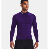 Under Armour Men's Cg Armour Comp Mock Purple/white