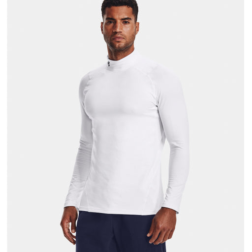 Under Armour Men's Cg Armour Fitted Mock White black