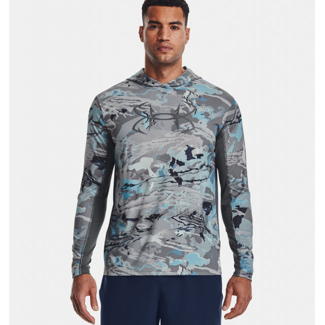 Under Armour Men's Iso-Chill Shrbrk Camo Hdy Hydro camo/pitch gry