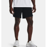 Under Armour Men's Launch 7'' Short Black white reflect