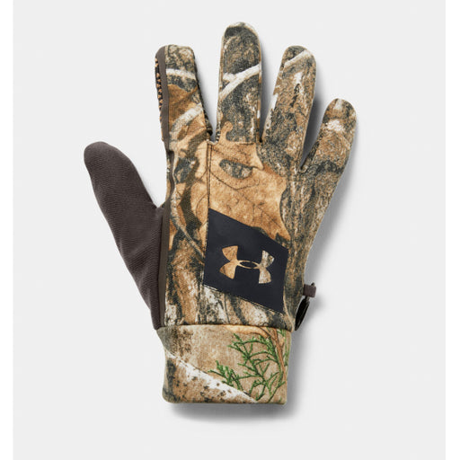 Under Armour Men's Early Fleece Glove Real tree/mbn/blk