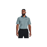 Under Armour Men's Performance Stripe Polo Petrolblue/fuseteal