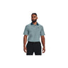 Under Armour Men's Performance Stripe Polo Petrolblue/fuseteal