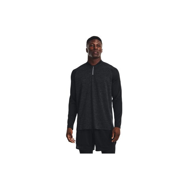 Under Armour Men's Tech 2.0 Novelty 1/4 Zip Black/pitch gray