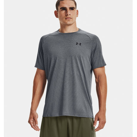 Under Armour Men's Tech 2.0 SS Tee Novelty Pitch gray/black