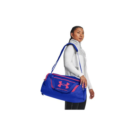 Under Armour Unisex Undeniable 5.0 Duffle Sm Blue pink white