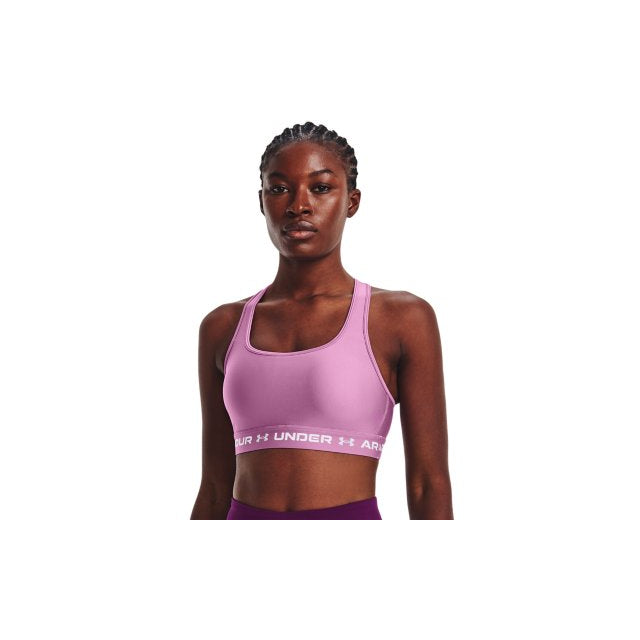 Under Armour Women's Crossback Mid Bra Jellyfish white