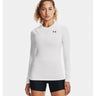 Under Armour Women`s Heatgear Compression Long Sleeve White/black