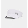 Under Armour Women's Isochill Launch Run Visor Wht/wht/reflective