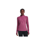 Under Armour Women's Qualifier Run 2.0 1/2 Zip Pace pink/reflective