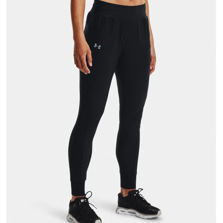 Under Armour Women's Qualifier Run 2.0 Pant Blk/blk/reflective