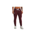 Under Armour Women's Rival Fleece Joggers Chestnut red/white