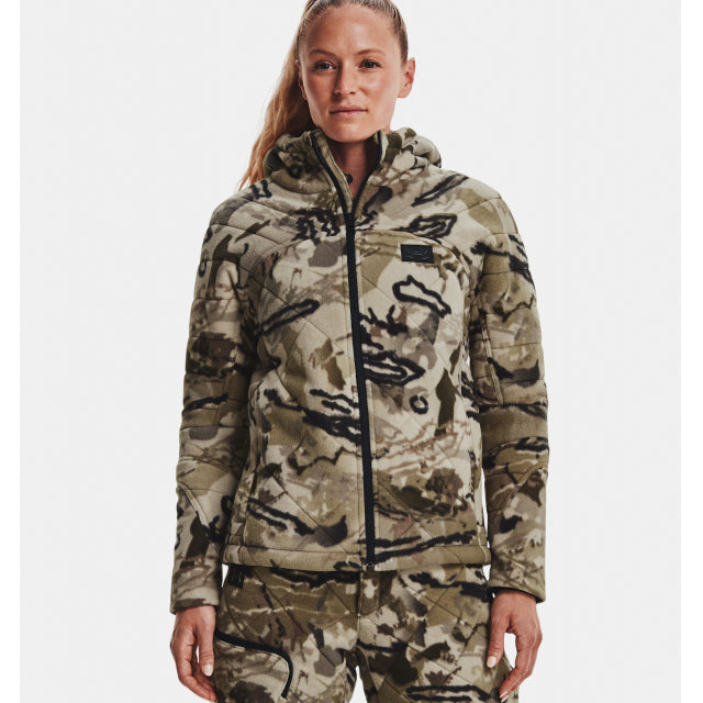 Under Armour Women's Rut Windproof Jkt Barren camo/charc