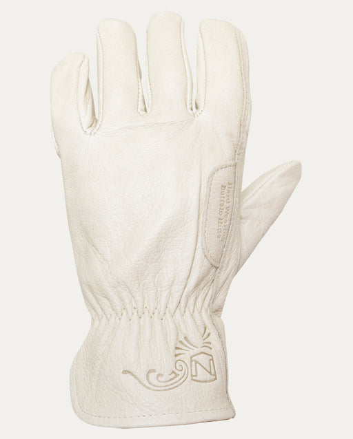 Noble Outfitters Women's Buffalo Leather Work Glove Cream