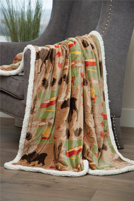 Carstens Inc Great Lakes Sherpa Throw