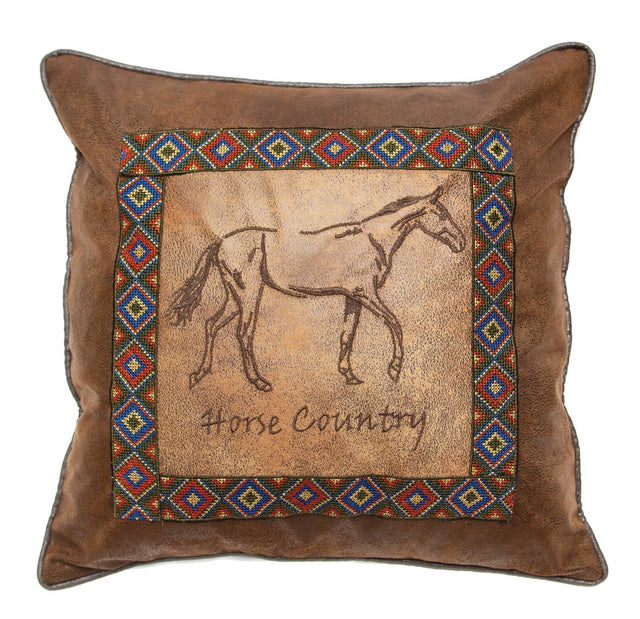 Carstens Inc Horse Country Pillow