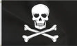 Ace World Skull And Crossbones 3x5'  Flag