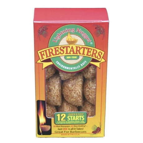 Lightning Nuggets Fire Starters - 12 Count 12CT
