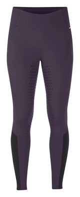 Kerrits Equestrian Apparel Thermo Tech Full Leg Tight - Solid Blackberry / Black