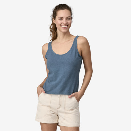 Patagonia Women's Trail Harbor Tank Top Longplains: Utility Blue