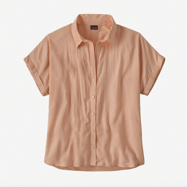 Patagonia Women's Lightweight A/C Shirt Fresh Breeze: Antique Pink