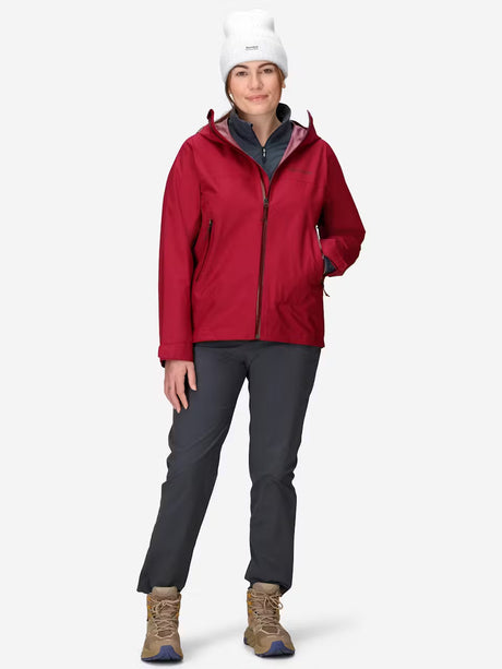 Marmot Womens Minimalist Pertex Jacket Red mulberry
