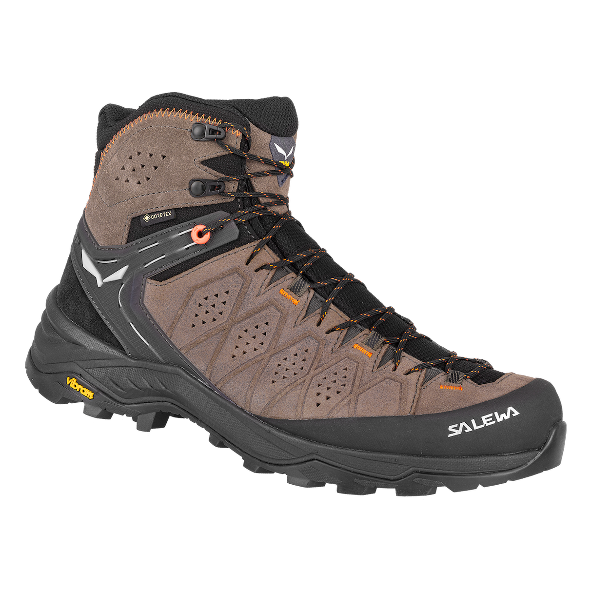 Salewa Men's Alp Trainer 2 Mid GTX Boot Walnut/Fluo Orange