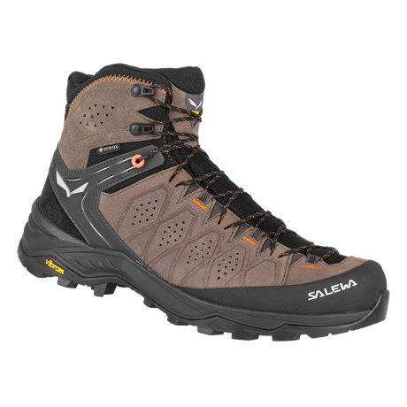 Salewa Men's Alp Trainer 2 Mid GTX Boot Walnut/Fluo Orange