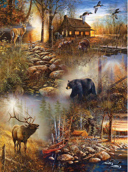 Sunsout Forest Collage 1000 Piece Puzzle