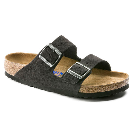 Birkenstock Arizona Suede Soft Fb Sandal Velvet gray