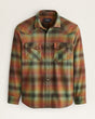 Pendleton Men's Plaid Wyatt Snap-front Cotton Shirt Brn grn mlti pld